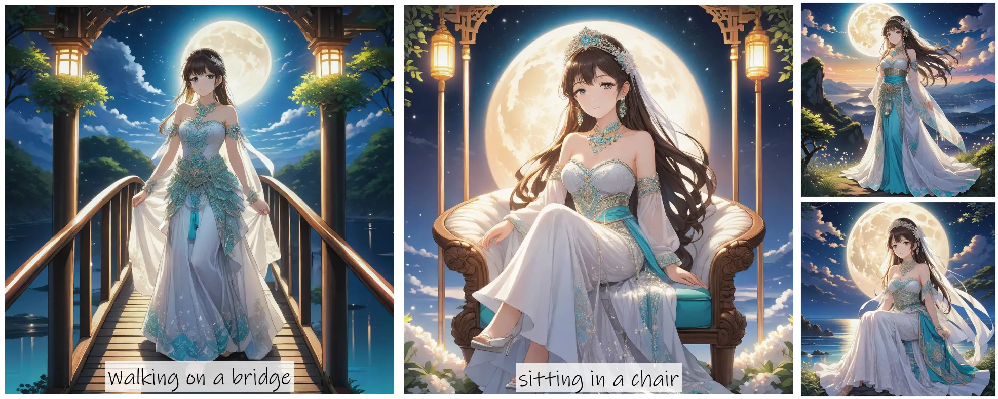 Story Diffusion - Japanese Anime Image - a-stunning-anime-atlantian-gril-bridal-attire-intricate-tribal-attire-colorful-turquoise-spiritual-her-regal-jewels-sparkling-under-the-moonlit-sky-yzpjm0t5y5rgg0cffw38h23w00