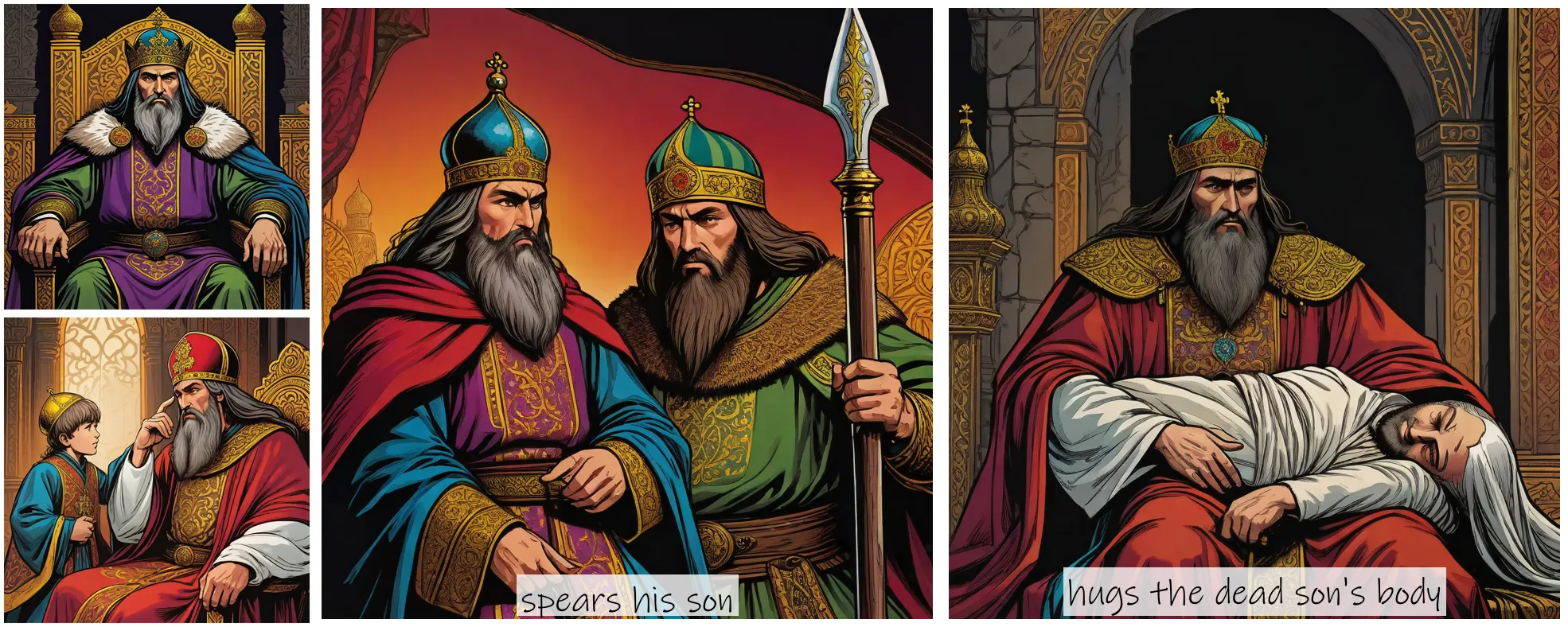 Story Diffusion - Comic book Image - emperor-of-ancient-russia-ivan-the-terrible--e3yer4f7adrgg0cg08n9ezxd9c