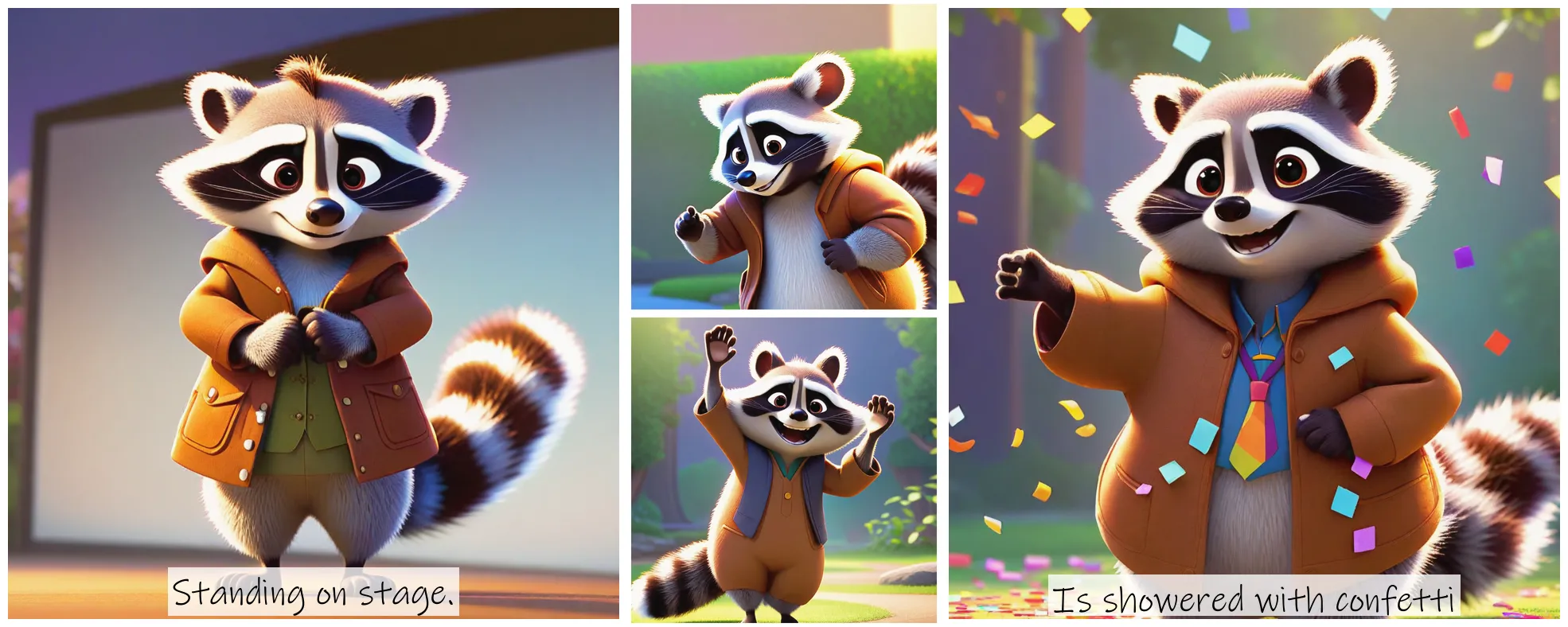 Story Diffusion - Disney Charactor Image - a-raccoon-img-wearing-brown-cloathing-zj4bjdsqk5rgm0cgbr7s610yz8