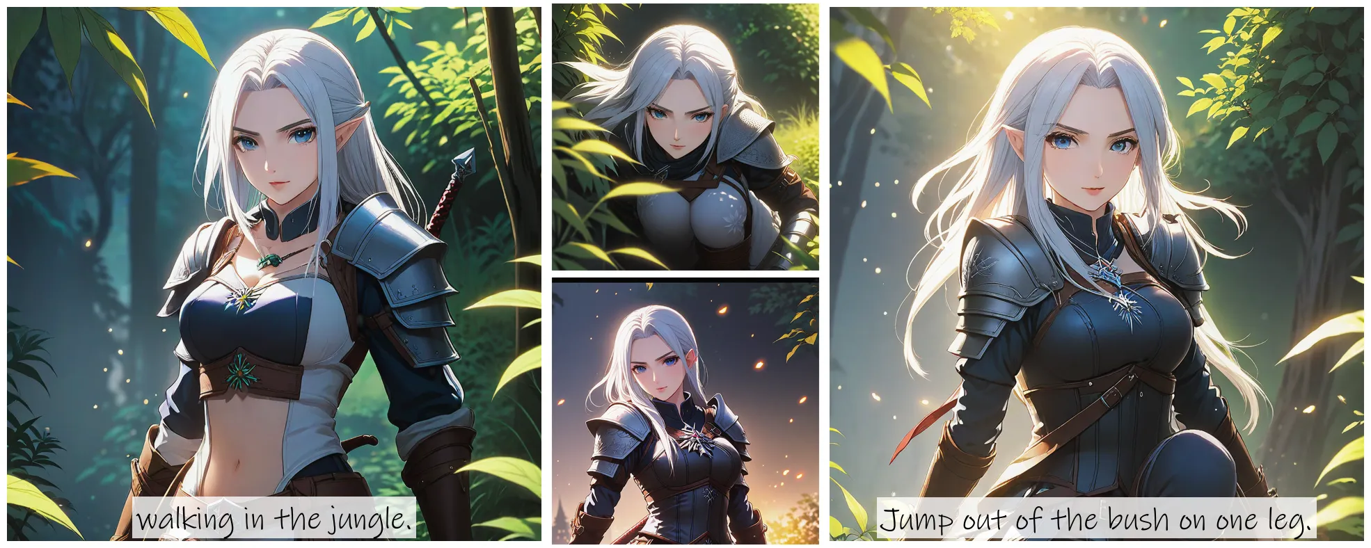 Story Diffusion - Japanese Anime Image - a-woman-img-a-witcher-by-profession-wearing-light-armor--bd1rs9506hrgg0cfk72swyd61g